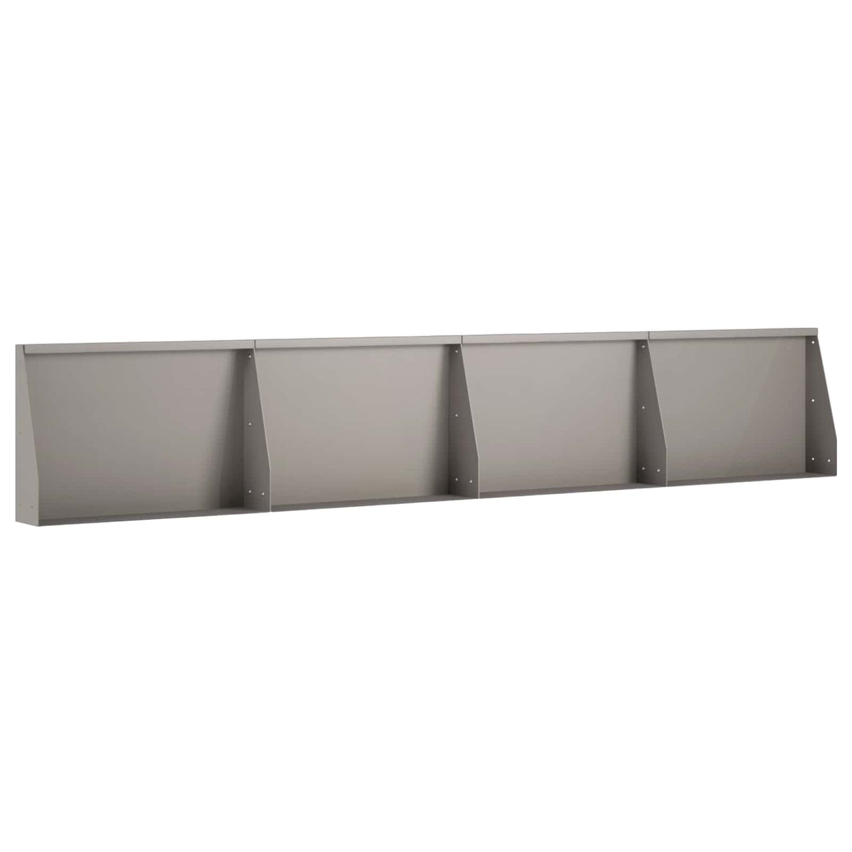 Støttemur 4 stk. 60 x 12 x 40 cm Cortenstål Rusten