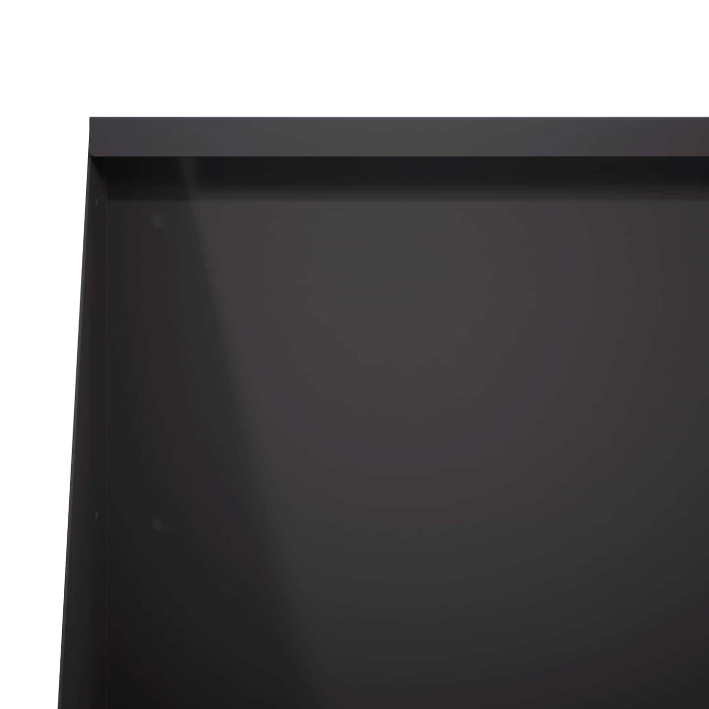 Støttemur 4 stk. 80 x 12 x 40 cm Stål Sort
