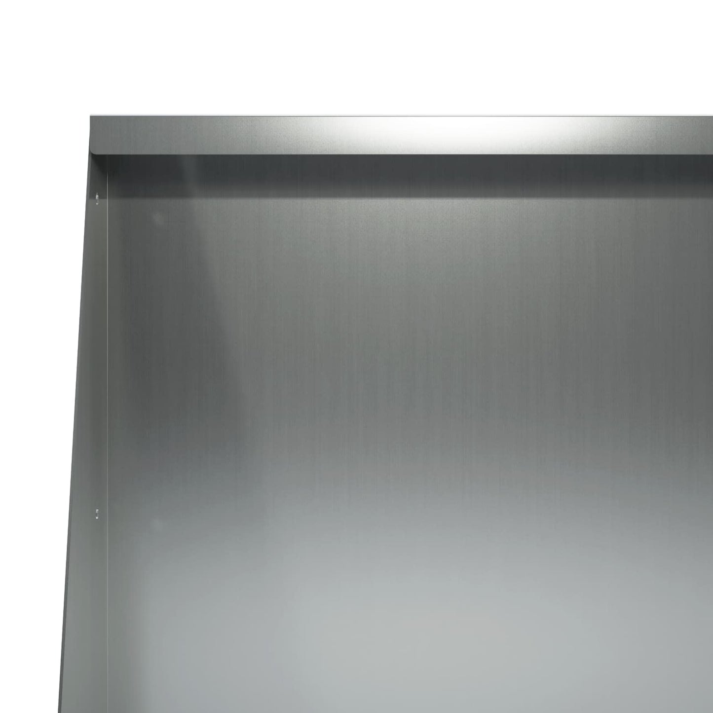 Støttemur 4 stk. 80 x 12 x 40 cm Galvaniseret stål Sølv