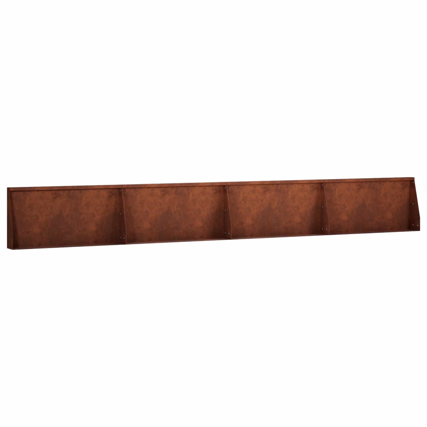 Støttemur 4 stk. 80 x 12 x 50 cm Cortenstål Rusten