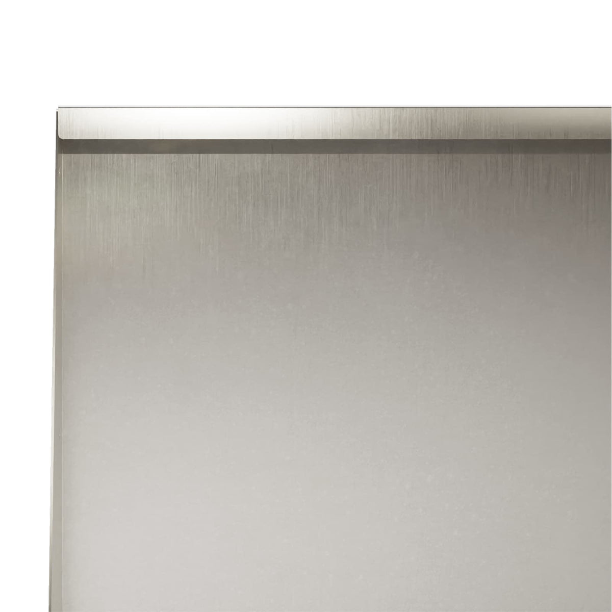 Støttemur 6 stk. 100 x 12 x 30 cm Rustfrit stål Sølv