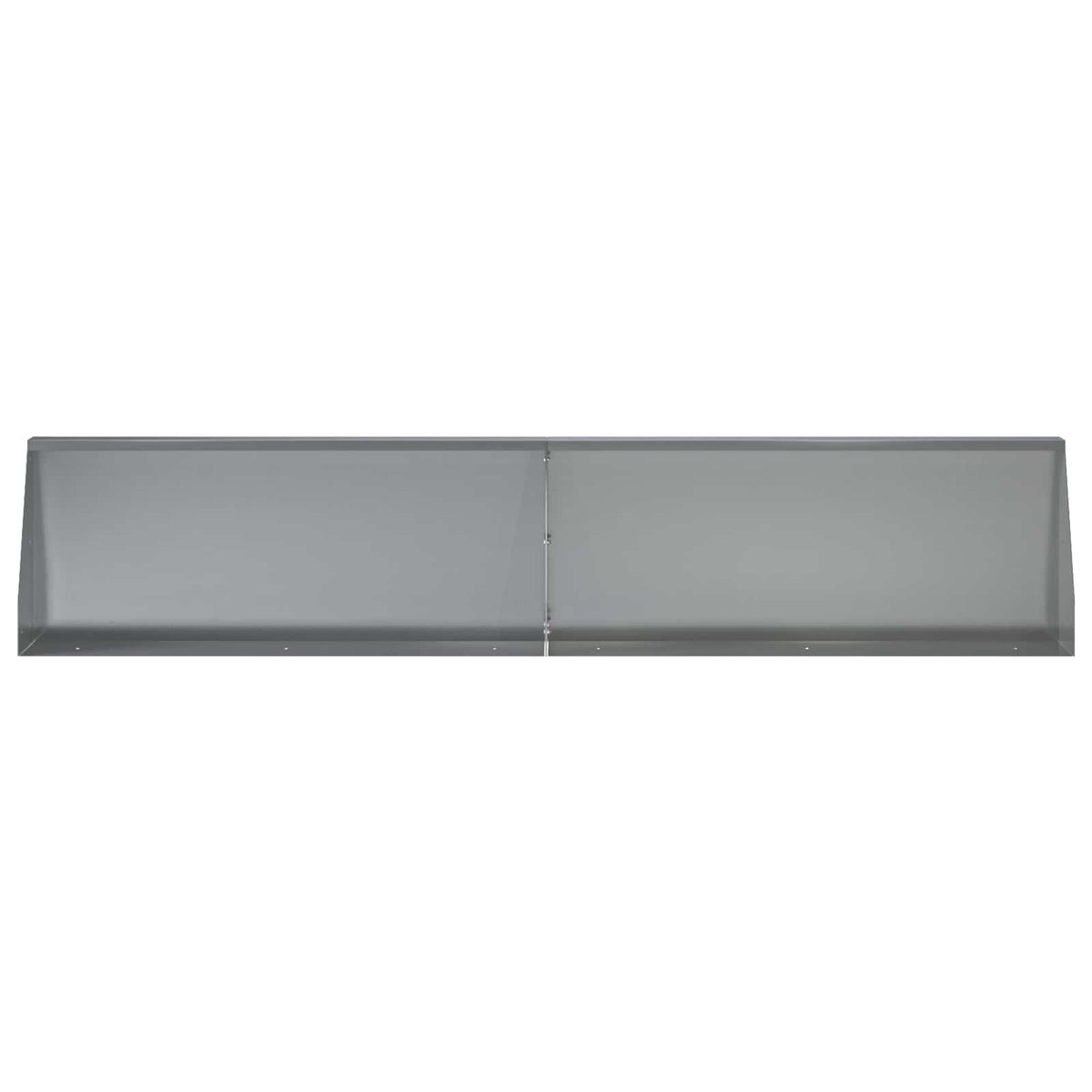 Støttemur 6 stk. 100 x 12 x 30 cm Galvaniseret stål Sølv