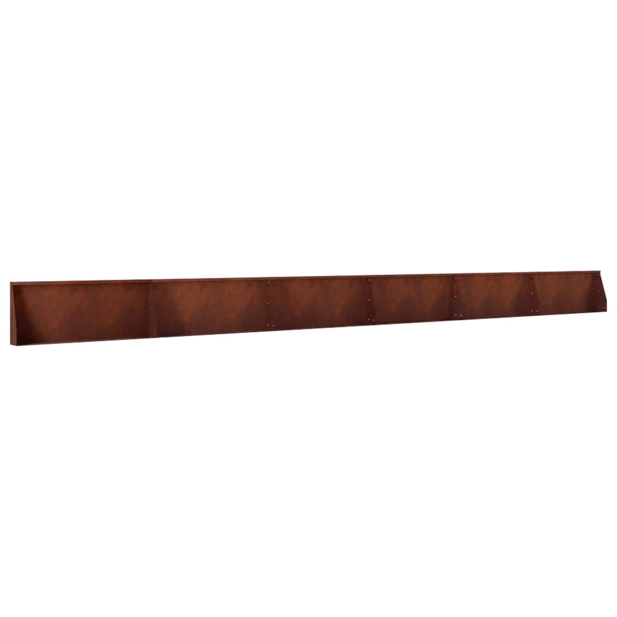 Støttemur 6 stk. 100 x 12 x 40 cm Cortenstål Rusten
