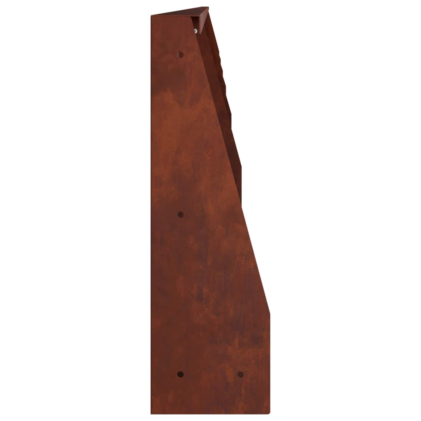 Støttemur 6 stk. 100 x 12 x 40 cm Cortenstål Rusten