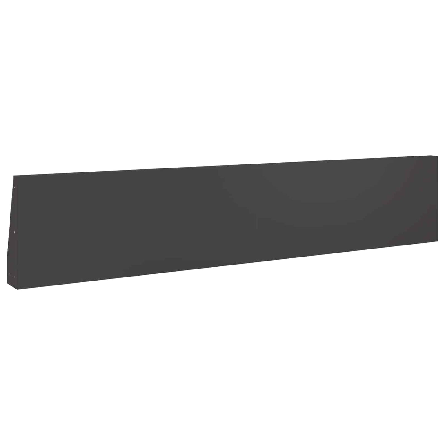 Støttemur 6 stk. 100 x 12 x 50 cm Stål Sort