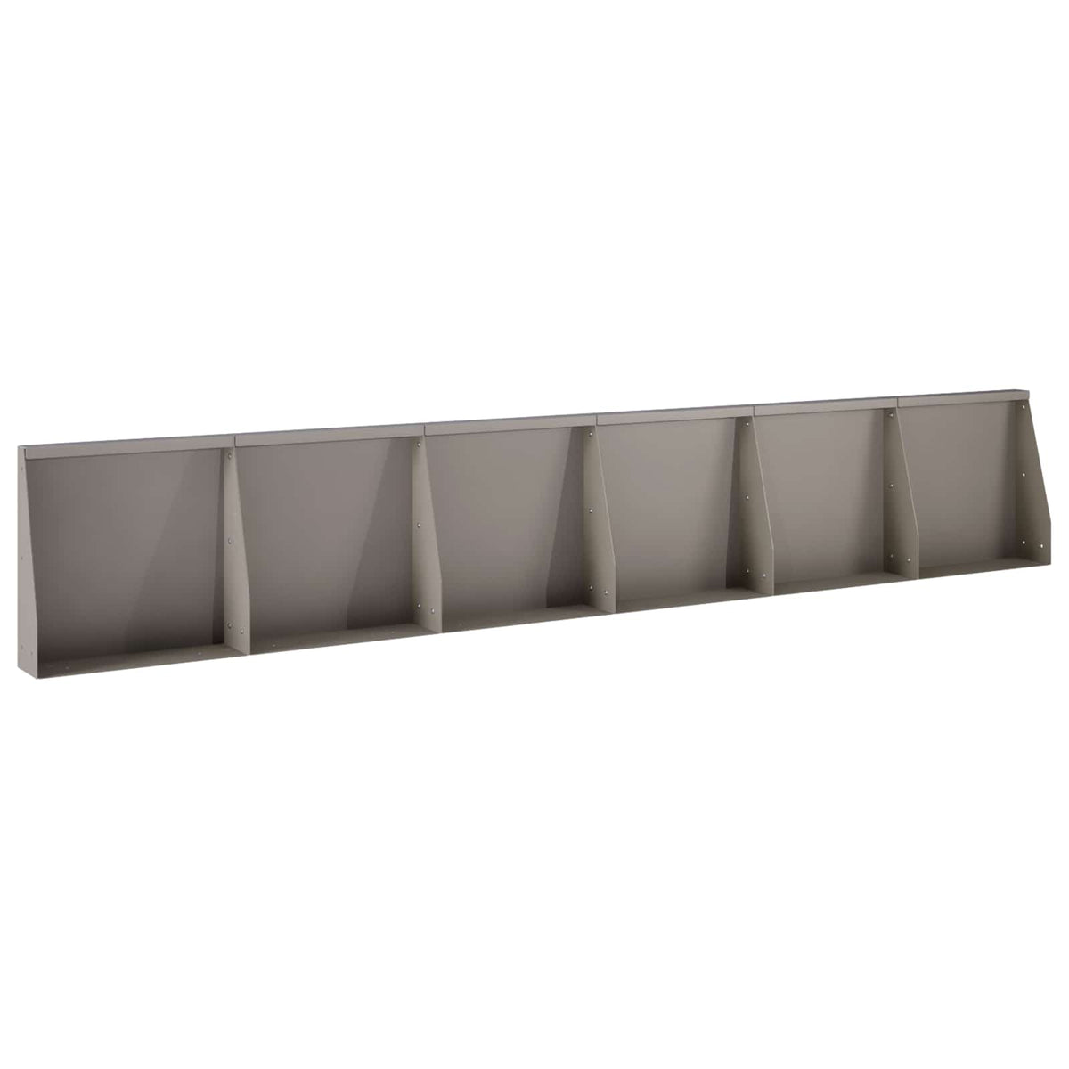 Støttemur 6 stk. 40 x 12 x 40 cm Cortenstål Rusten