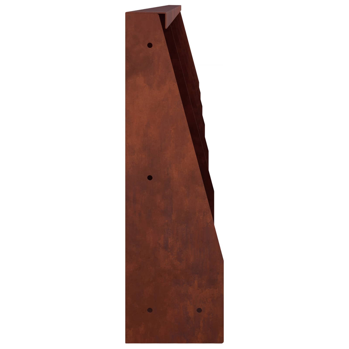 Støttemur 6 stk. 40 x 12 x 40 cm Cortenstål Rusten