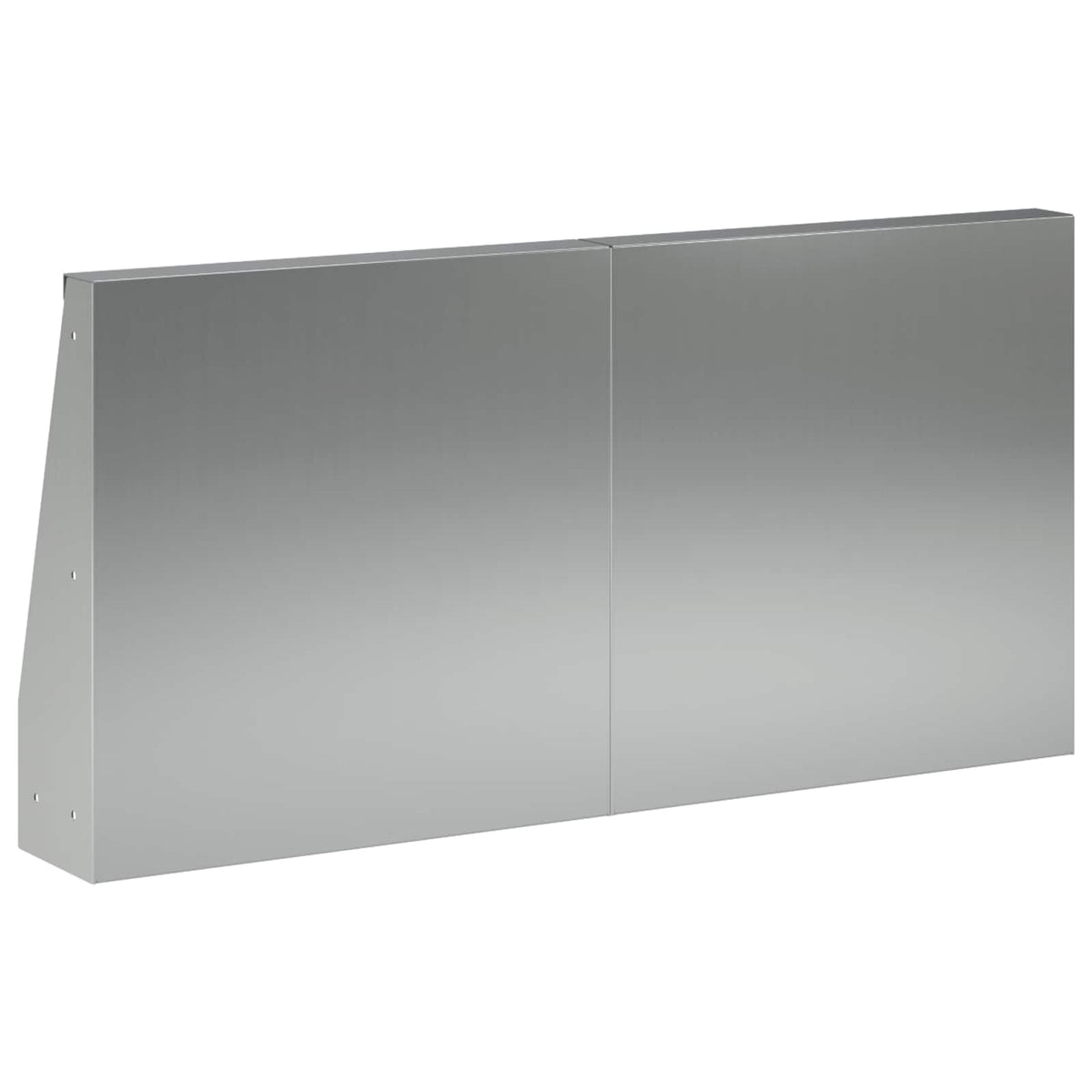Støttemur 6 stk. 40 x 12 x 50 cm Galvaniseret stål Sølv