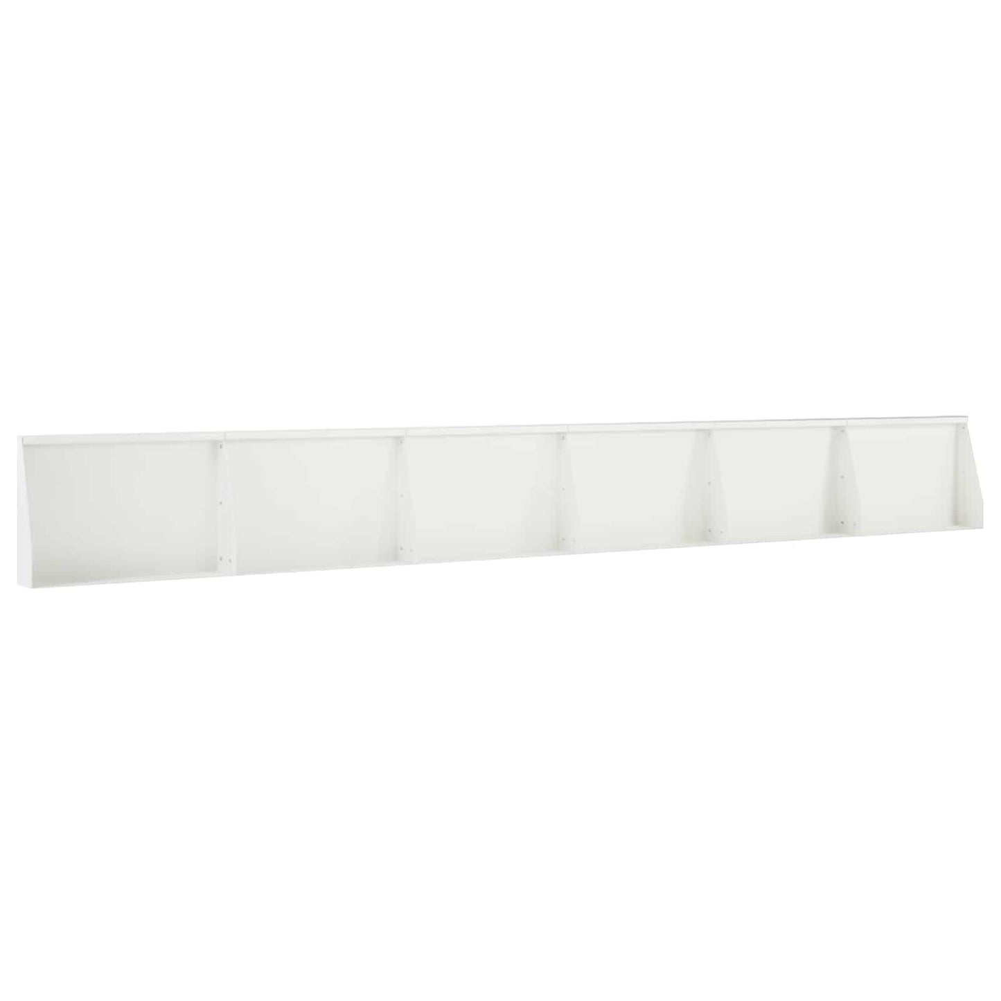 Støttemur 6 stk. 60 x 12 x 40 cm Stål Hvid