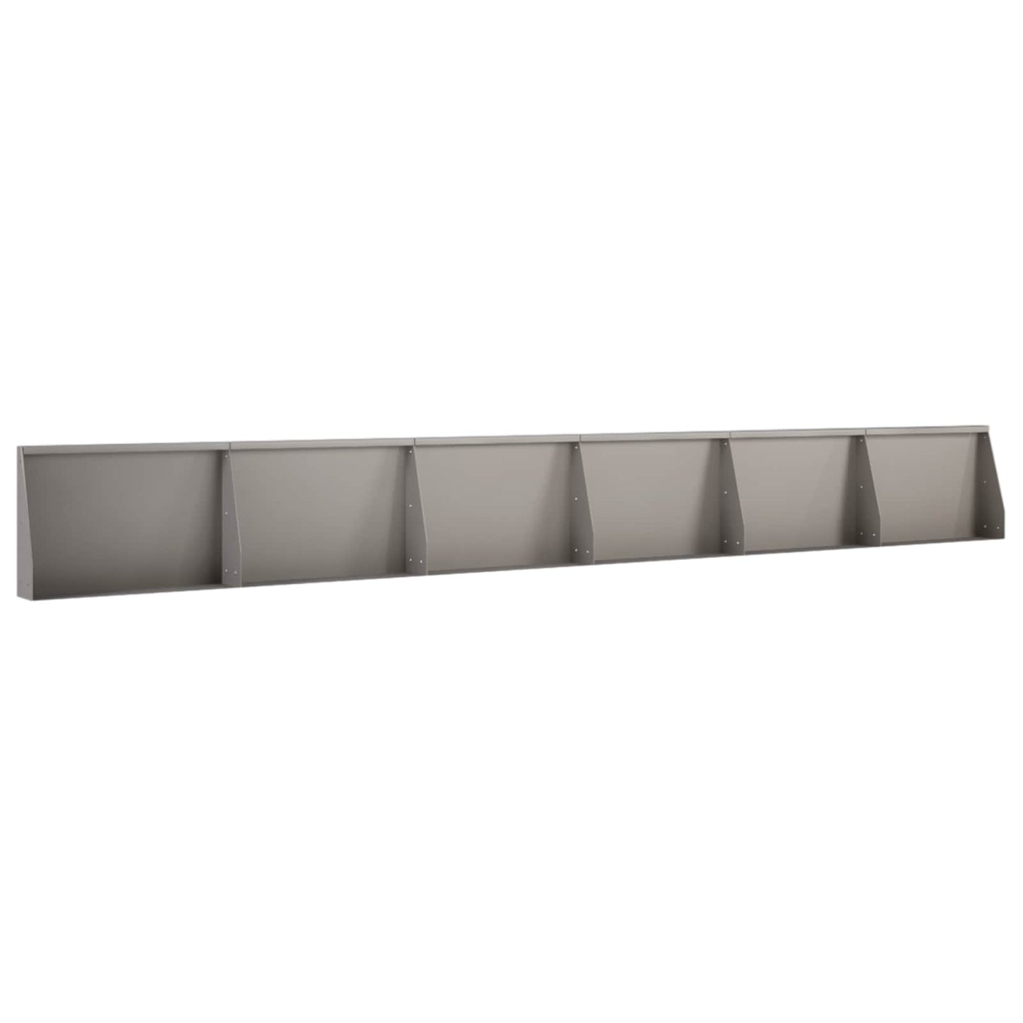 Støttemur 6 stk. 60 x 12 x 40 cm Cortenstål Rusten