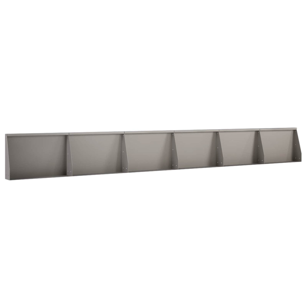 Støttemur 6 stk. 60 x 12 x 50 cm Cortenstål Rusten