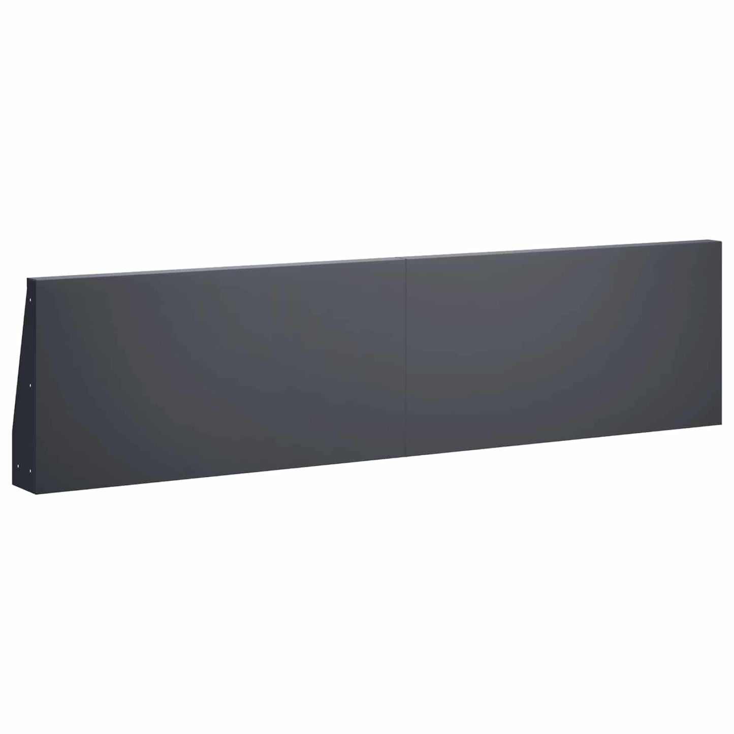 Støttemur 6 stk. 80 x 12 x 40 cm Stål Antracit