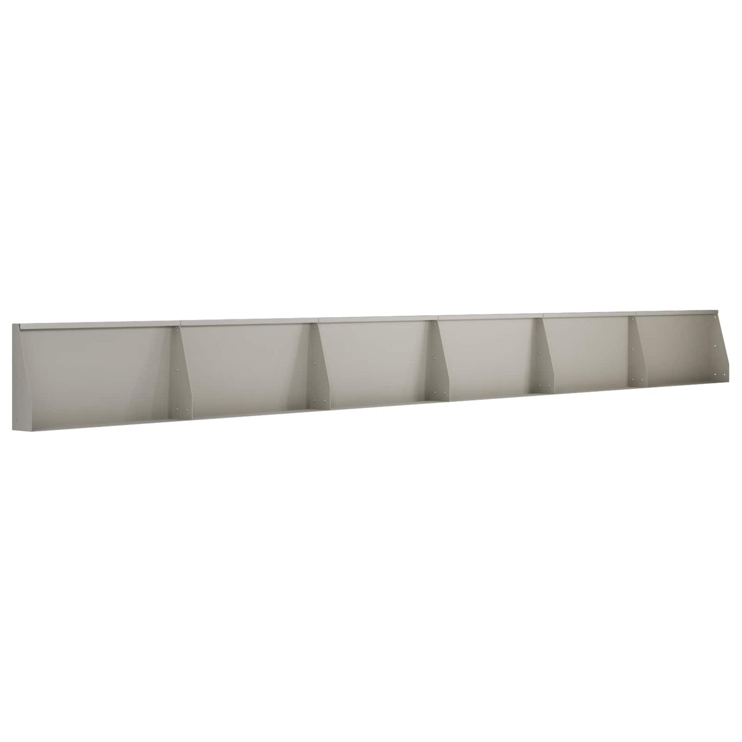 Støttemur 6 stk. 80 x 12 x 40 cm Cortenstål Rusten