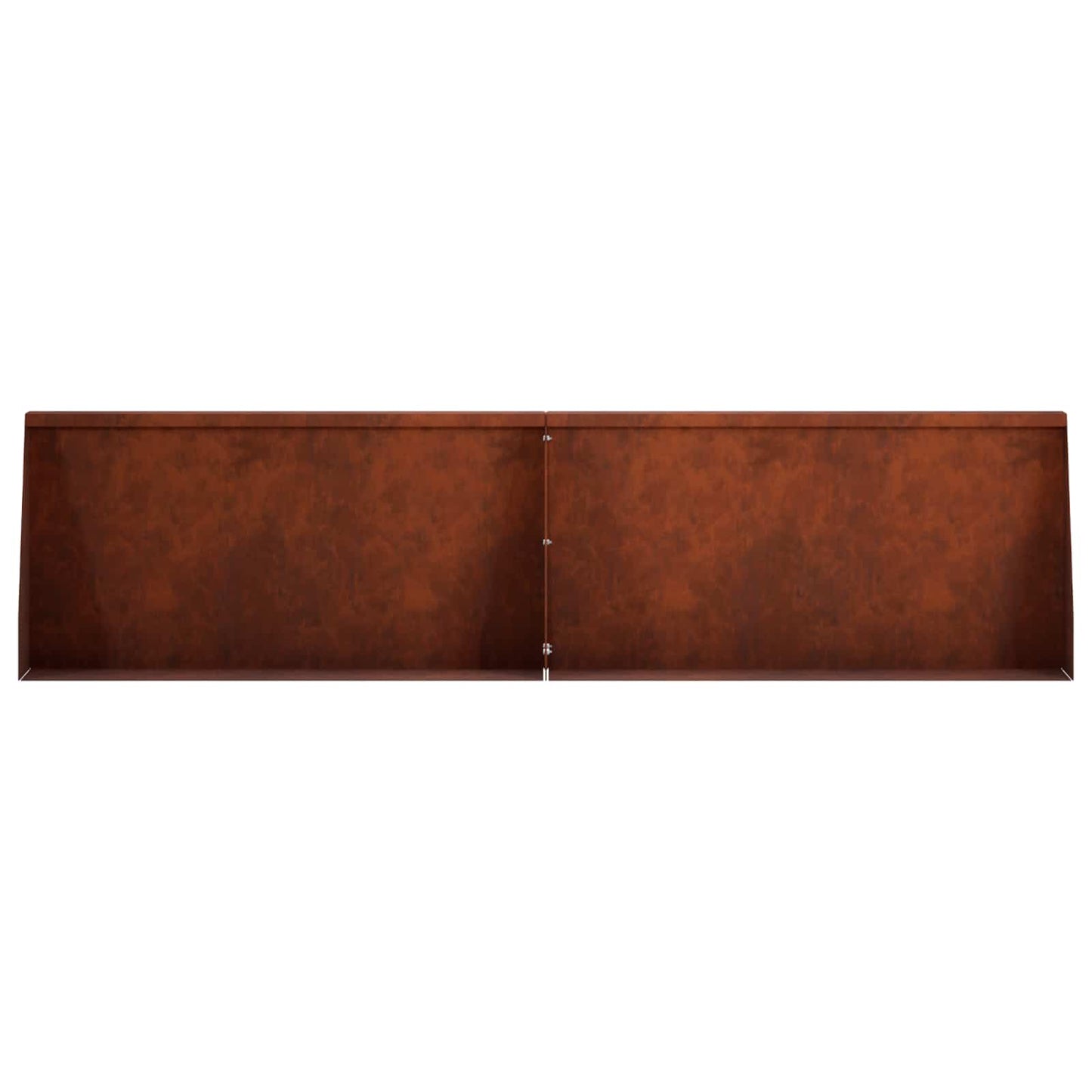 Støttemur 6 stk. 80 x 12 x 40 cm Cortenstål Rusten