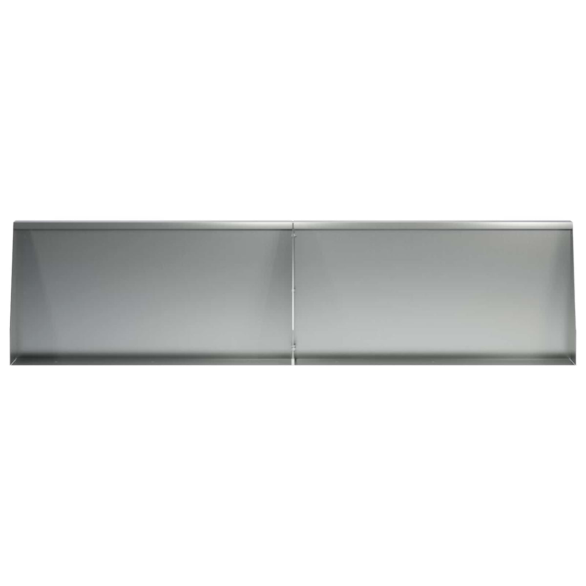 Støttemur 6 stk. 80 x 12 x 50 cm Galvaniseret stål Sølv