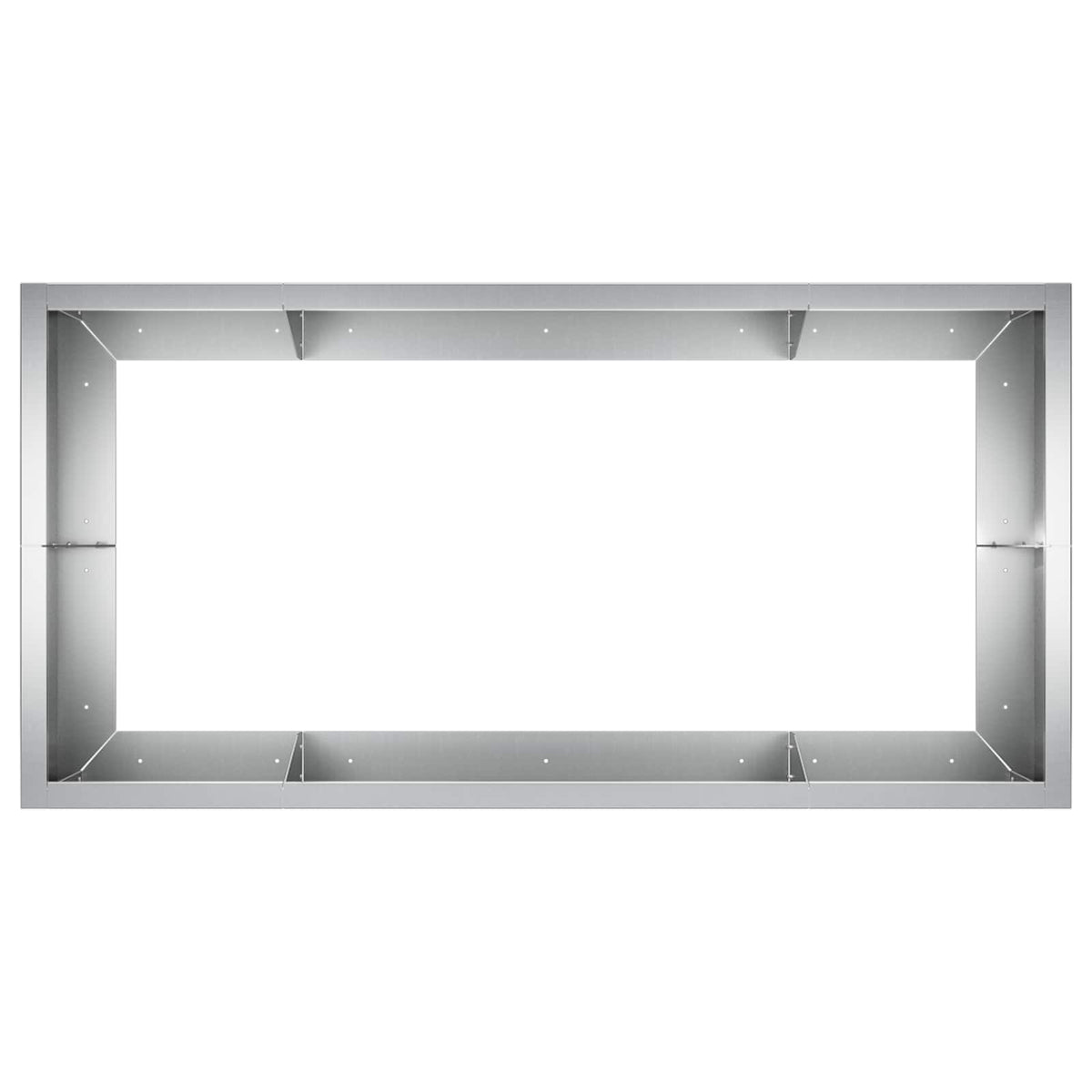 Støttemur 6 stk. 200 x 100 x 30 cm Galvaniseret stål Sølv