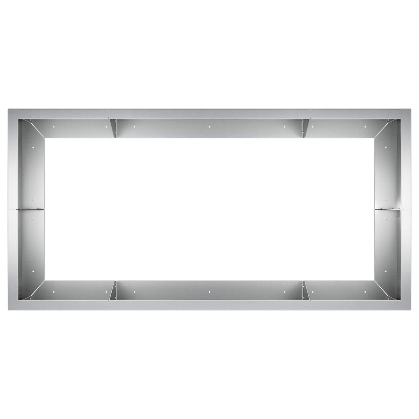 Støttemur 6 stk. 200 x 100 x 40 cm Galvaniseret stål Sølv