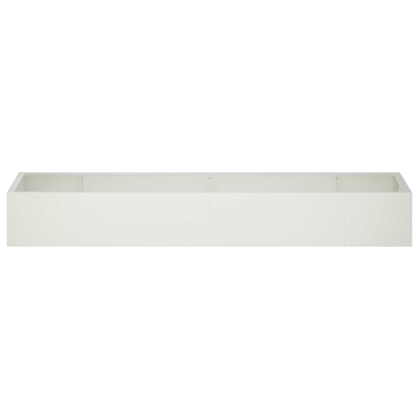 Støttemur 8 stk. 300 x 100 x 30 cm Stål Hvid