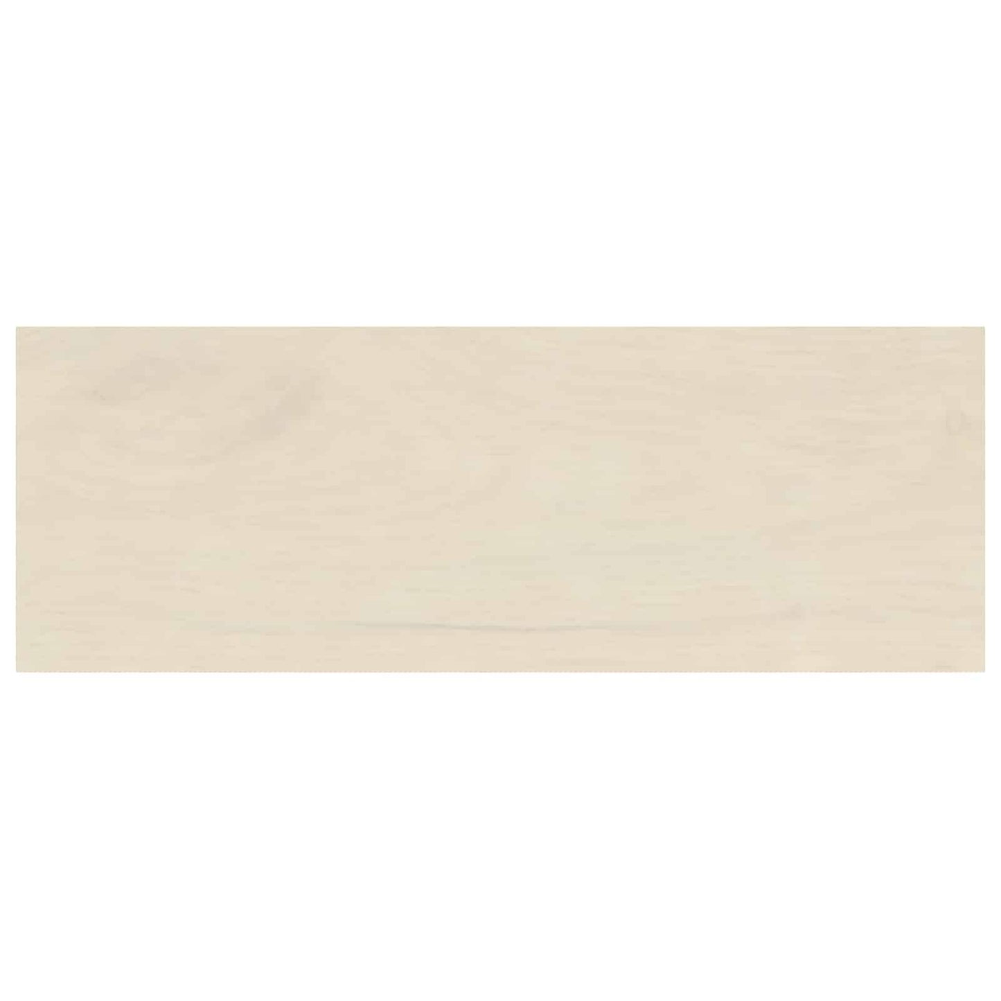 Trappe Tread 2 stk. 80 x 25 x 2 cm Hvid Massivt Eg Træ