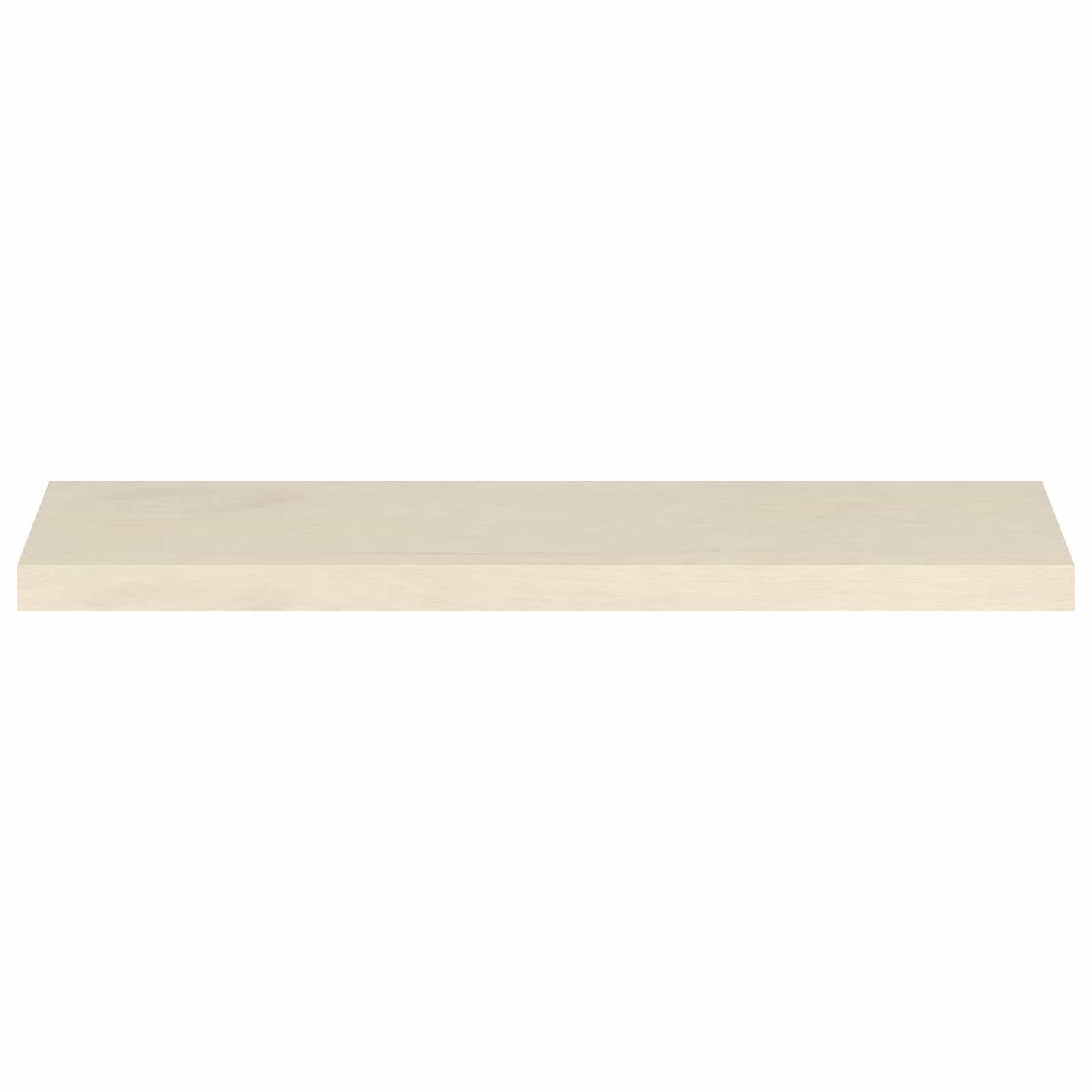 Trappe Tread 2 stk. 100 x 25 x 2 cm Hvid Massivt Eg Træ