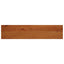 Trappe Tread 2 stk. 120 x 25 x 2 cm Brun Massivt Eg Træ