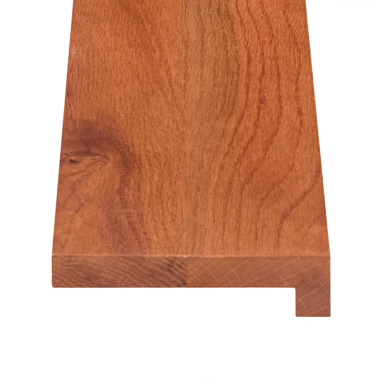 Trappe Tread 2 stk. 120 x 30 x 2 cm Brun Massivt Eg Træ