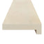 Trappe Tread 4 stk. 80 x 25 x 2 cm Hvid Massivt Eg Træ