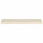 Trappe Tread 4 stk. 100 x 25 x 2 cm Hvid Massivt Eg Træ