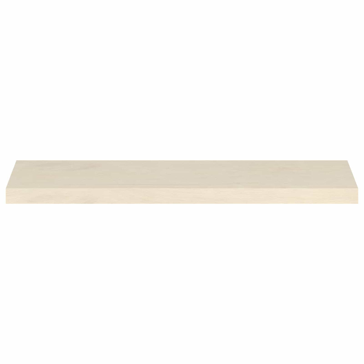 Trappe Tread 4 stk. 100 x 25 x 2 cm Hvid Massivt Eg Træ