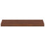 Trappe Tread 4 stk. 70 x 25 x 2 cm Mørk Brun Massivt Eg Træ