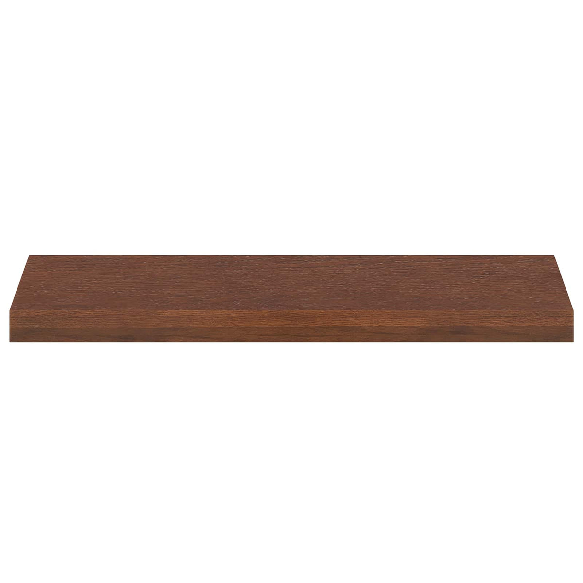 Trappe Tread 4 stk. 80 x 25 x 2 cm Mørk Brun Massivt Eg Træ