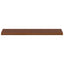 Trappe Tread 8 stk. 120 x 25 x 2 cm Mørk Brun Massivt Eg Træ