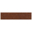 Trappe Tread 12 stk. 110 x 30 x 2 cm Mørk Brun Massivt Eg Træ