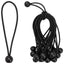 Bungee Snore med Bolde 100 stk. Sort 4 mm x 22 cm Polypropylen