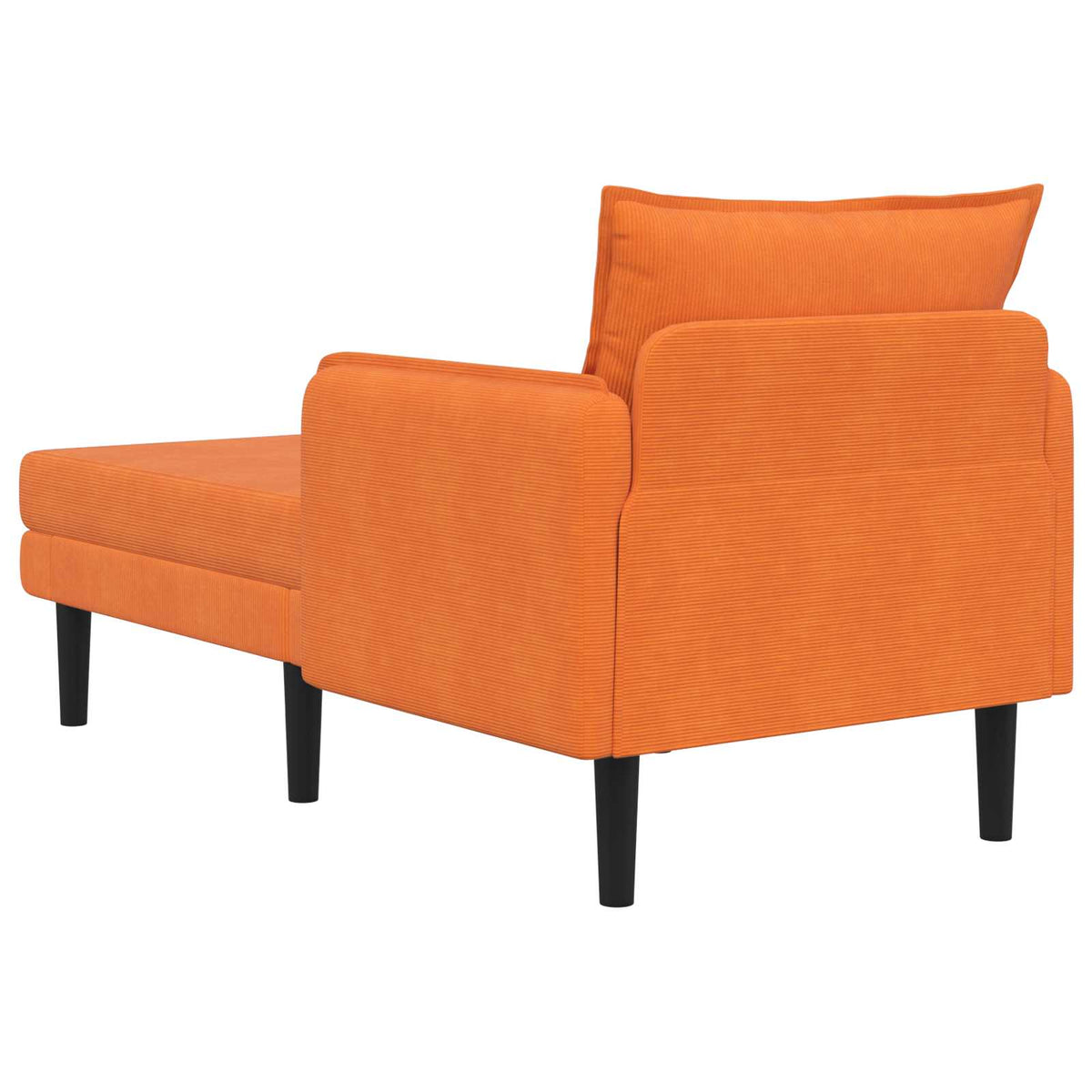 Overdimensioneret chaiselong Orange Corduroy stof