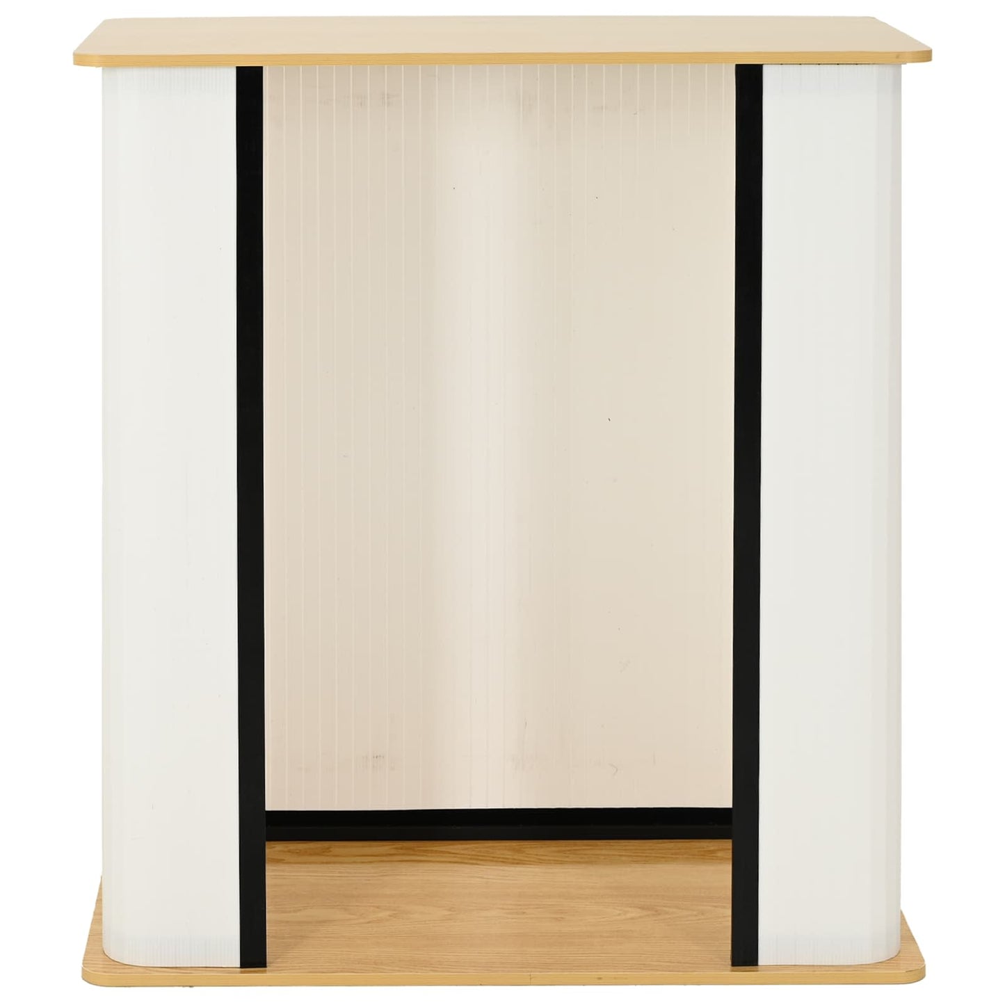 Messebord Lys brun og hvid 80 x 40 x 93 cm