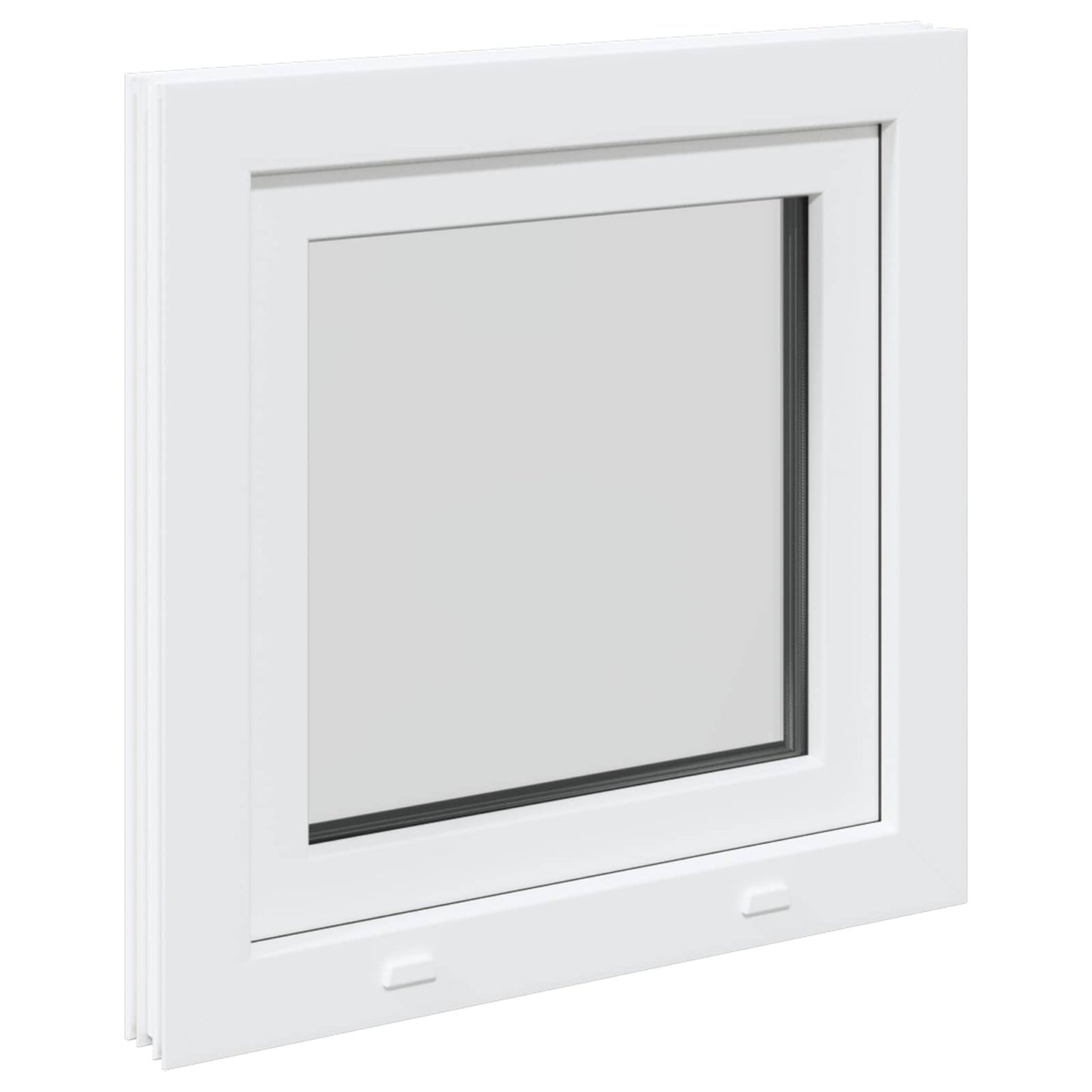 Kældervindue RISOR 55 x 55 cm PVC og glas