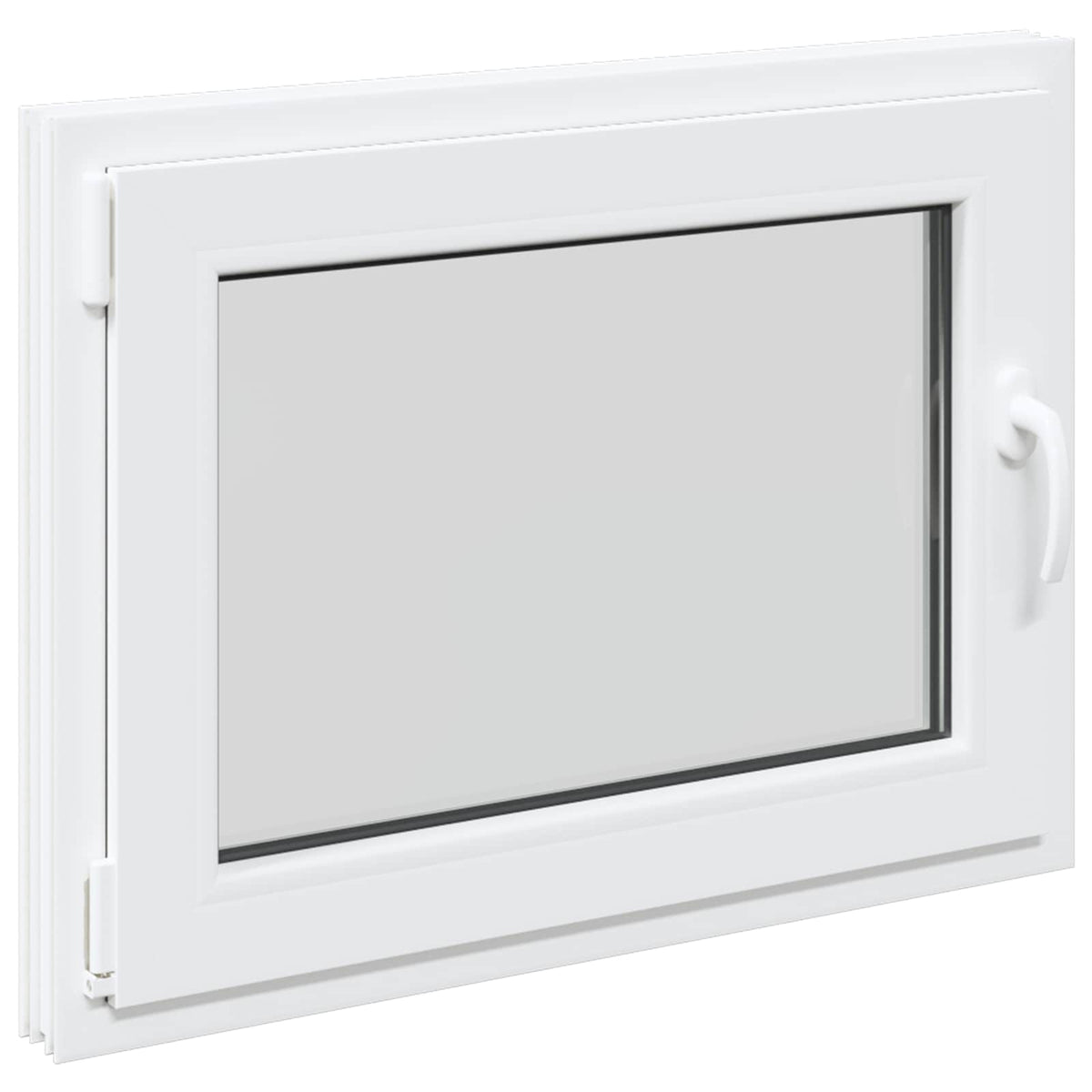 Kældervindue RISOR 80 x 55 cm PVC og glas