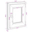 Kældervindue RISOR 40 x 60 cm PVC og glas