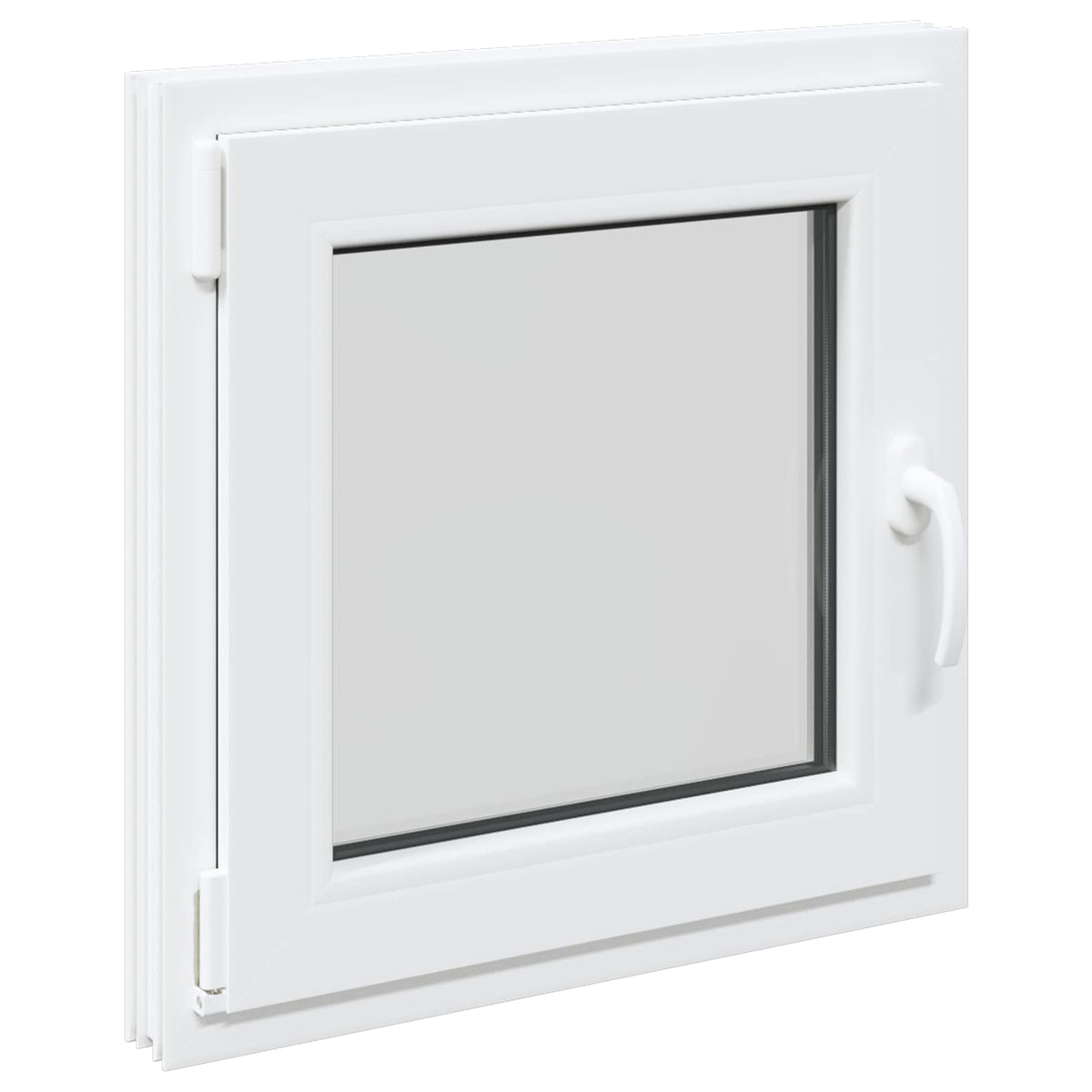 Kældervindue RISOR 70 x 70 cm PVC og glas