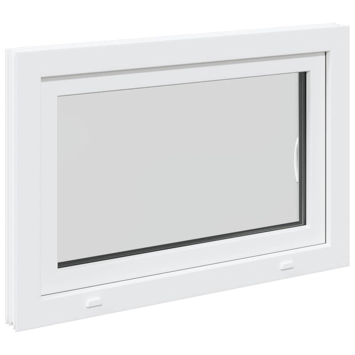 Kældervindue RISOR 95 x 50 cm PVC og glas