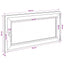 Kældervindue RISOR 120 x 50 cm PVC og glas