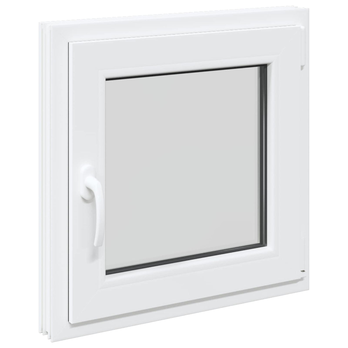 Kældervindue RISOR 55 x 55 cm PVC og glas