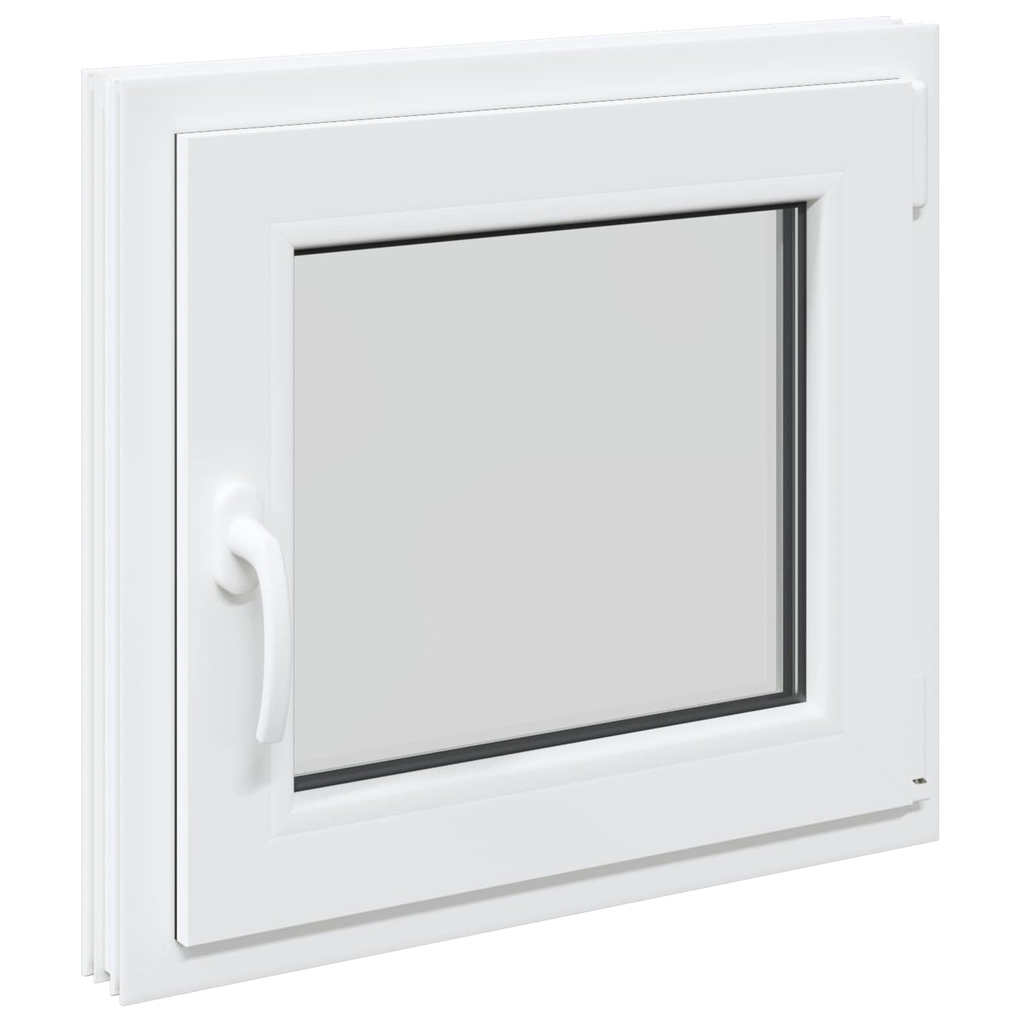 Kældervindue RISOR 60 x 55 cm PVC og glas