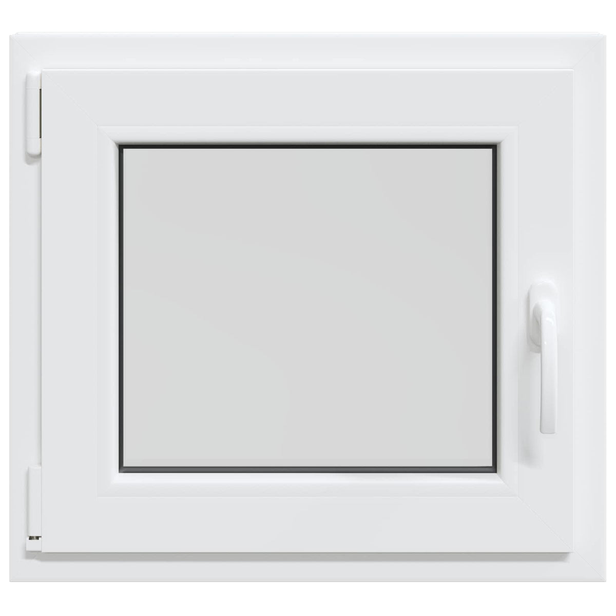 Kældervindue RISOR 60 x 55 cm PVC og glas