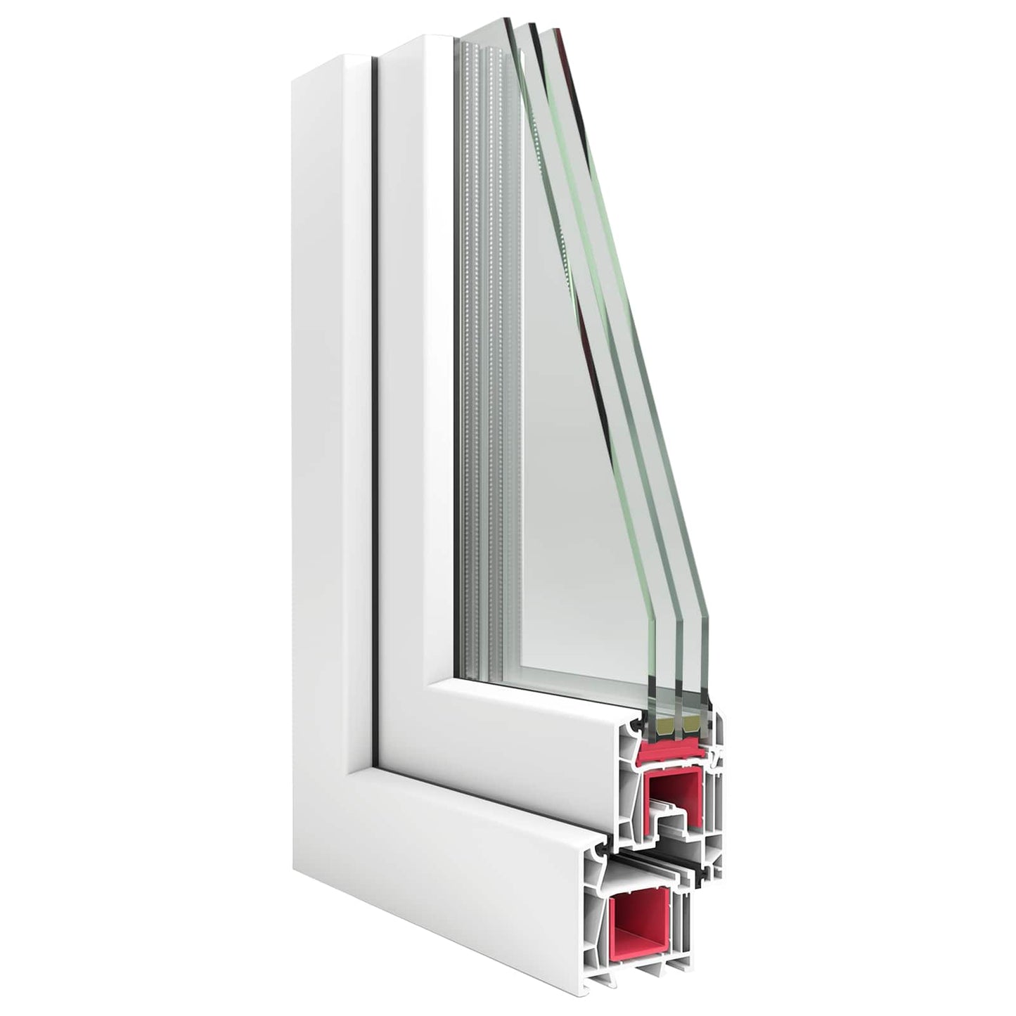 Kældervindue RISOR 50 x 55 cm PVC og glas