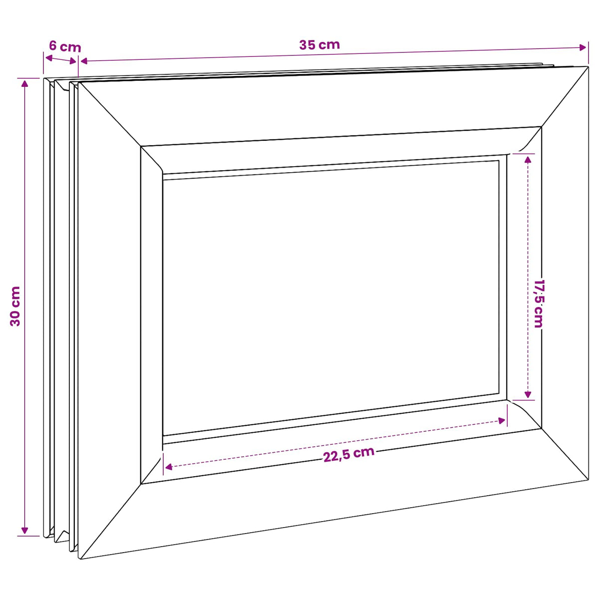 Kælder Vindue RISOR 35 x 30 cm PVC og glas