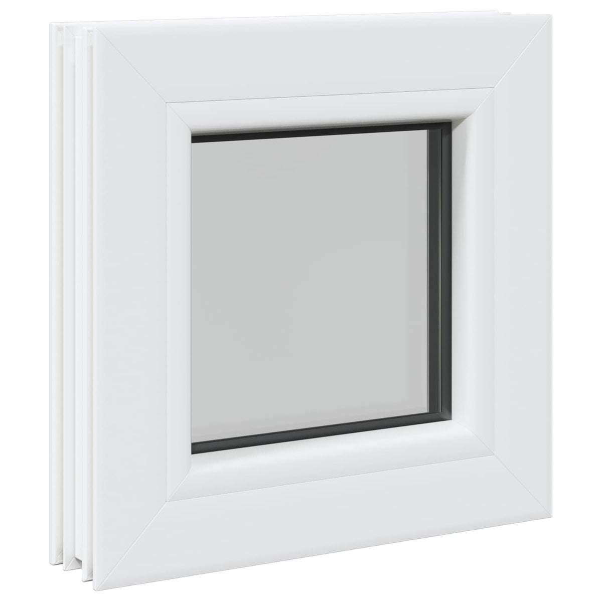Kælder Vindue RISOR 35 x 35 cm PVC og glas