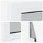 Kælder Vindue RISOR 35 x 80 cm PVC og glas