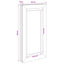 Kælder Vindue RISOR 35 x 80 cm PVC og glas